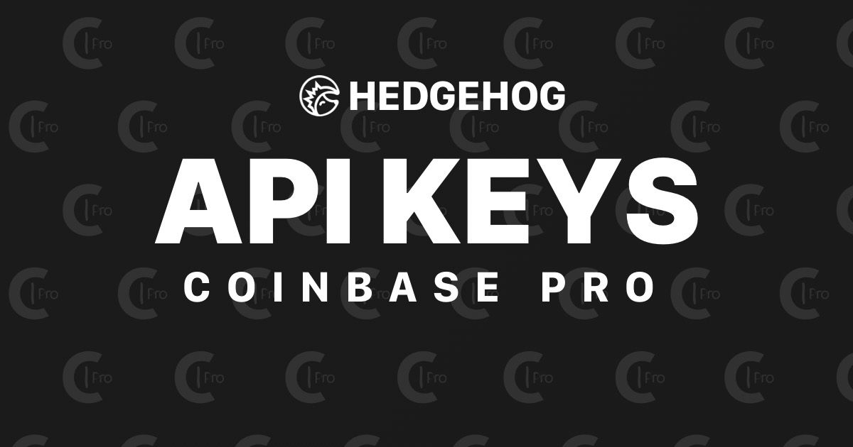 API Keys | Coinbase Pro