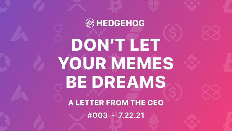 Letter from the CEO #003